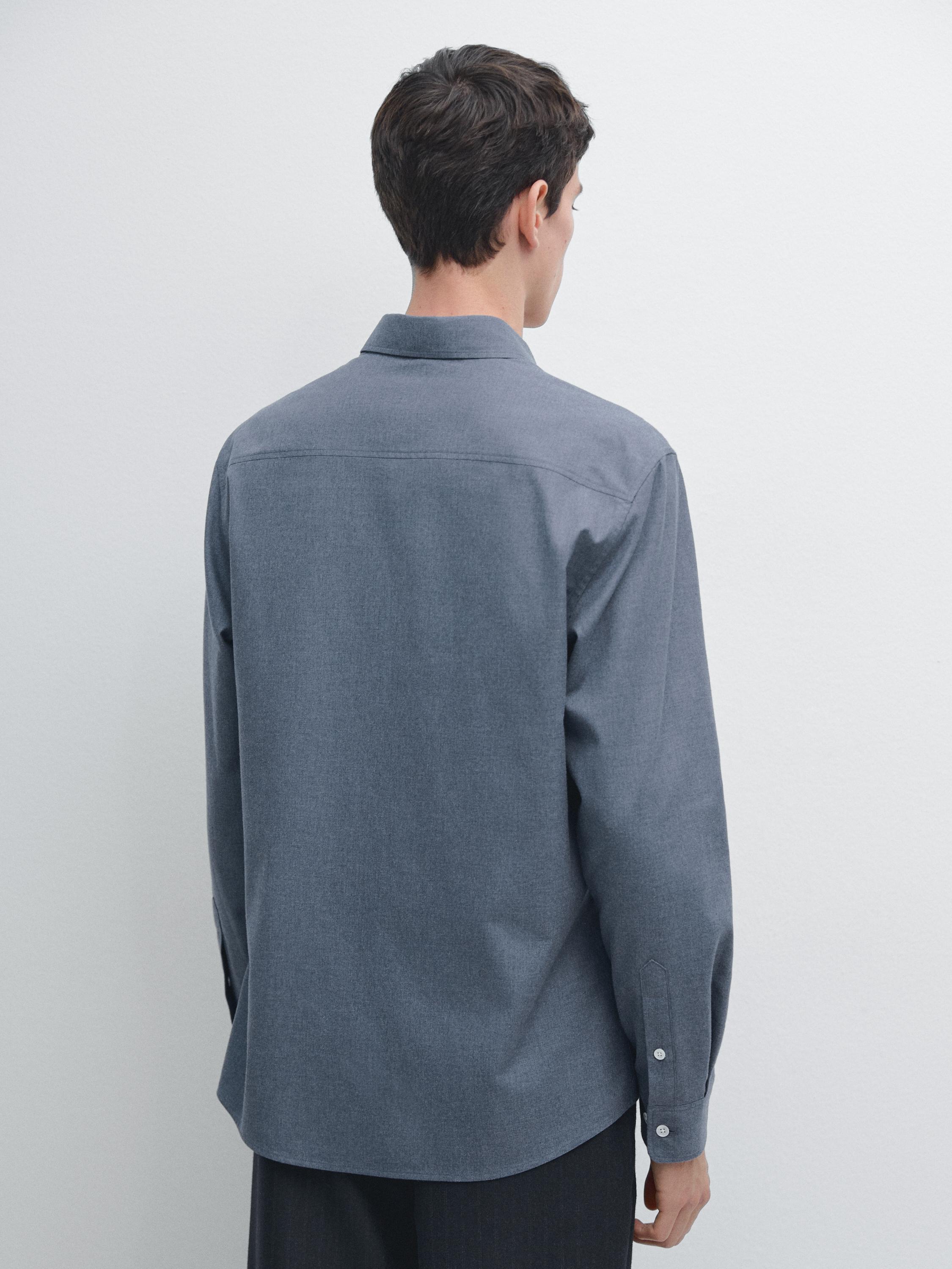 Melange Oxford shirt